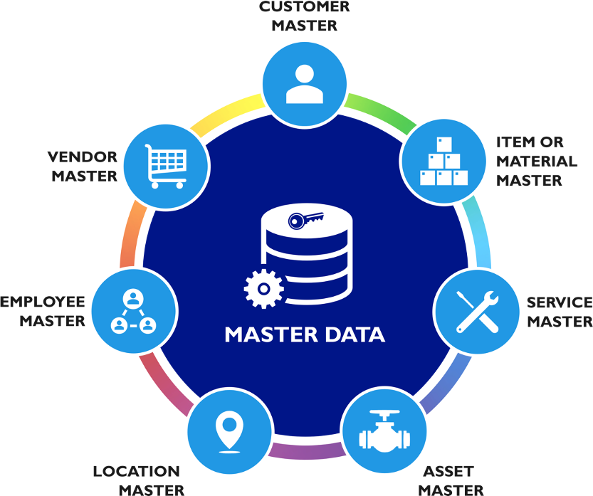 Example types of master data